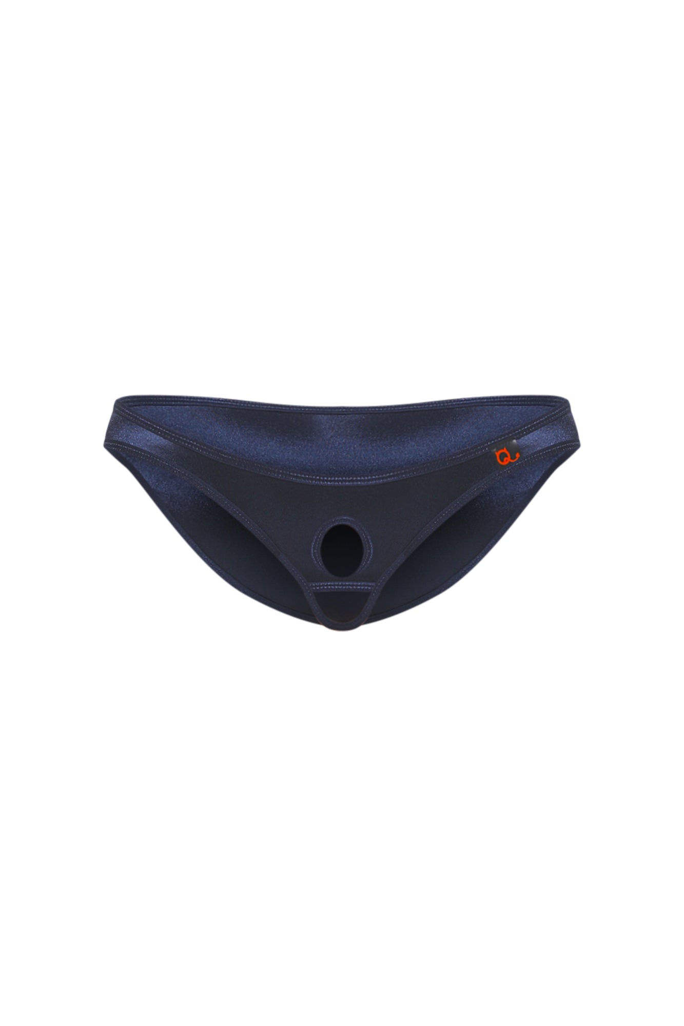 Open Satin Midnight Blue Bikini
