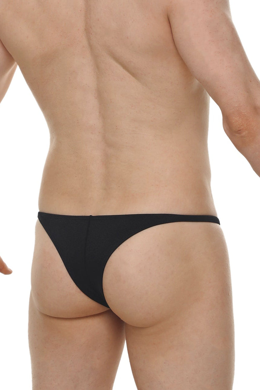 Bikini Plellis Joe Noir - PetitQ Underwear - Lingerie masculine sexy et sous-vêtements pour homme originaux