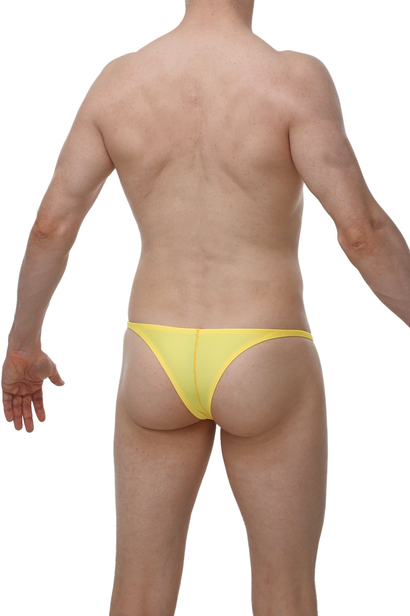 Bikini Plellis Joe Jaune - PetitQ Underwear - Lingerie masculine sexy et sous-vêtements pour homme originaux