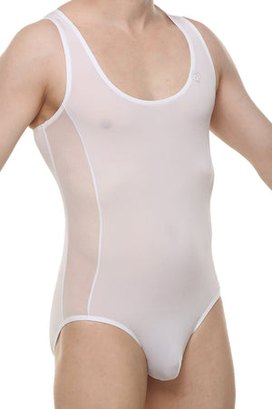 Body Herlys Blanc - PetitQ Underwear - Lingerie masculine sexy et sous-vêtements pour homme originaux