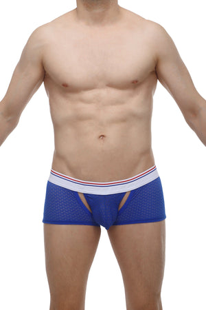 Boxer Huleu Macra Bleu - PetitQ Underwear - Lingerie masculine sexy et sous-vêtements pour homme originaux