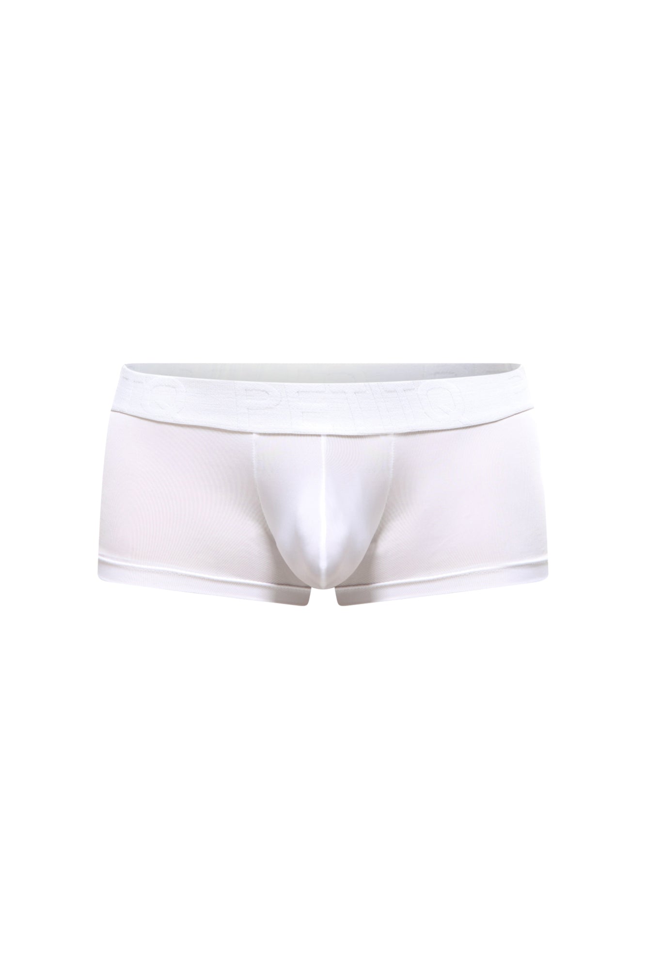 Boxer Reotier Plum Blanc - PetitQ Underwear - Lingerie masculine sexy et sous-vêtements pour homme originaux