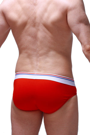 Slip Linay Modal Rouge - PetitQ Underwear - Lingerie masculine sexy et sous-vêtements pour homme originaux