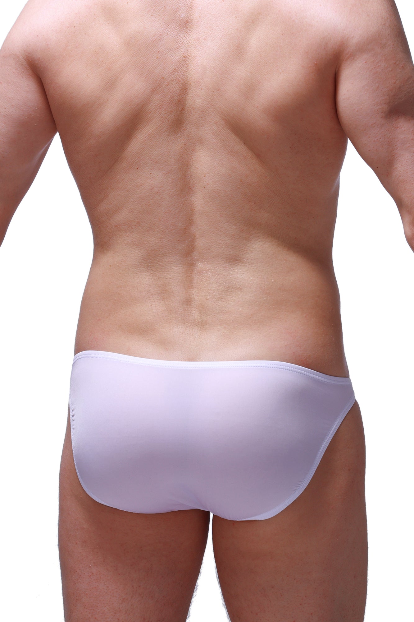 Menil Plum White Briefs