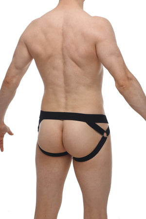 Jockstrap Brucy Noir - PetitQ Underwear - Lingerie masculine sexy et sous-vêtements pour homme originaux