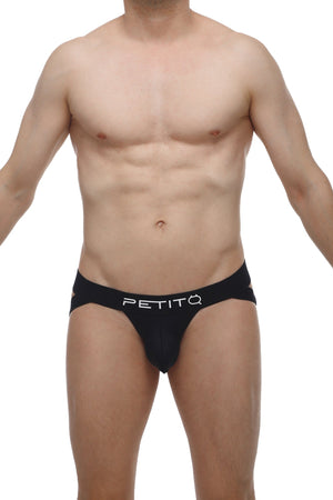 Jockstrap Brucy Noir - PetitQ Underwear - Lingerie masculine sexy et sous-vêtements pour homme originaux