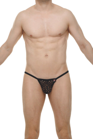 Kini Mesh Noir - PetitQ Underwear - Lingerie masculine sexy et sous-vêtements pour homme originaux