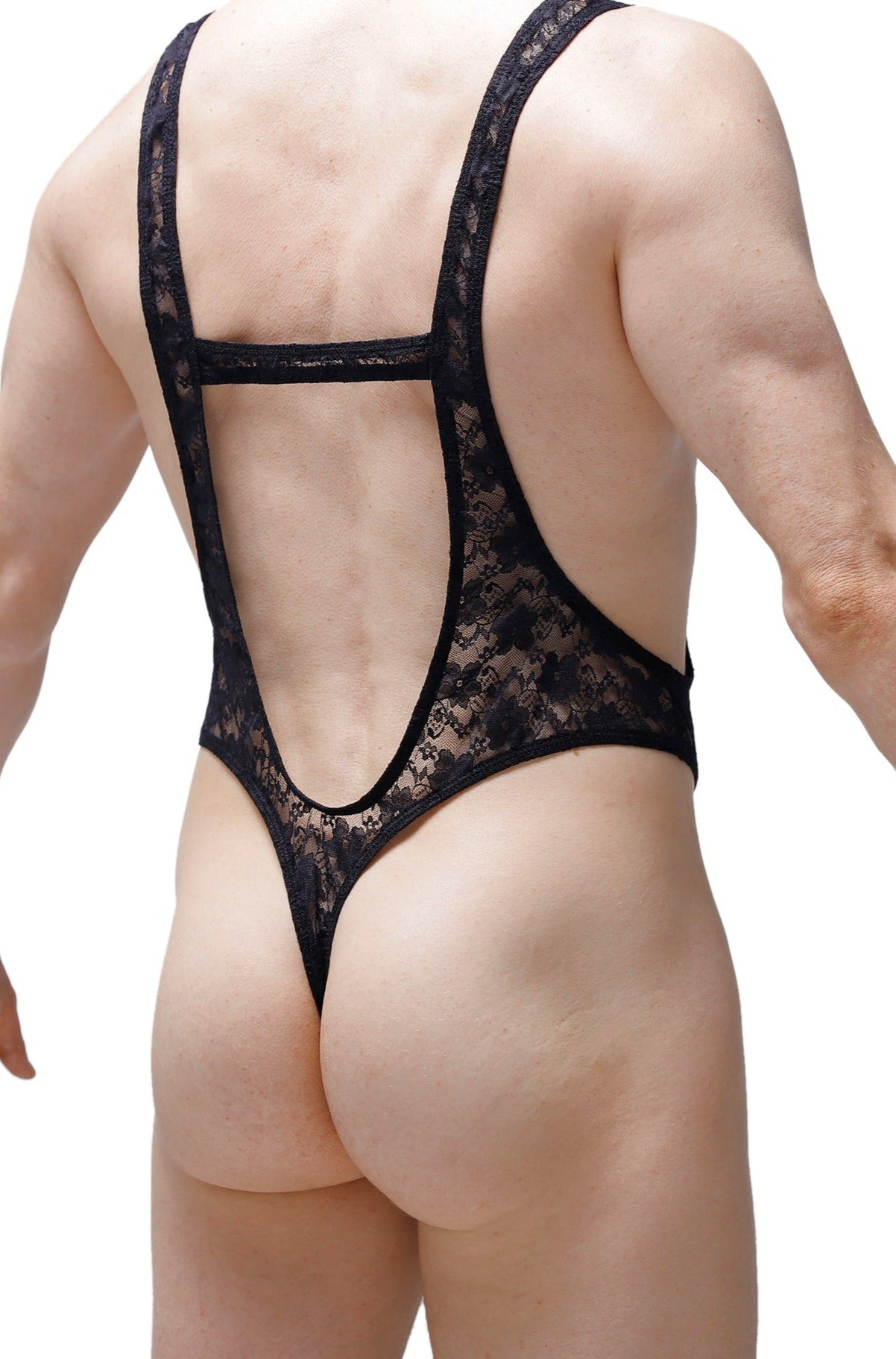 Aunou Black Lace Bodystring