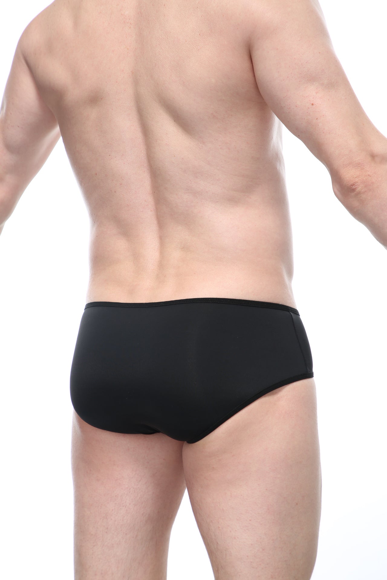 Black Open Cockring Briefs