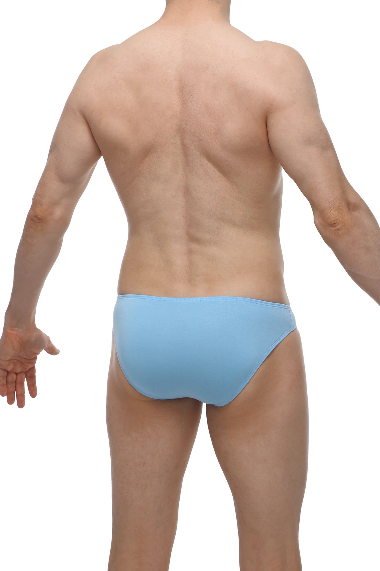 Bikini Colline Bambou Bleu - PetitQ Underwear - Lingerie masculine sexy et sous-vêtements pour homme originaux