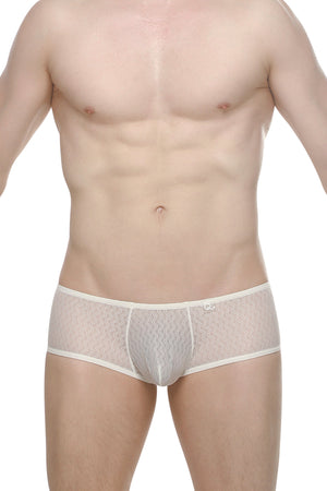 Boxer Chill Macra Blanc - PetitQ Underwear - Lingerie masculine sexy et sous-vêtements pour homme originaux
