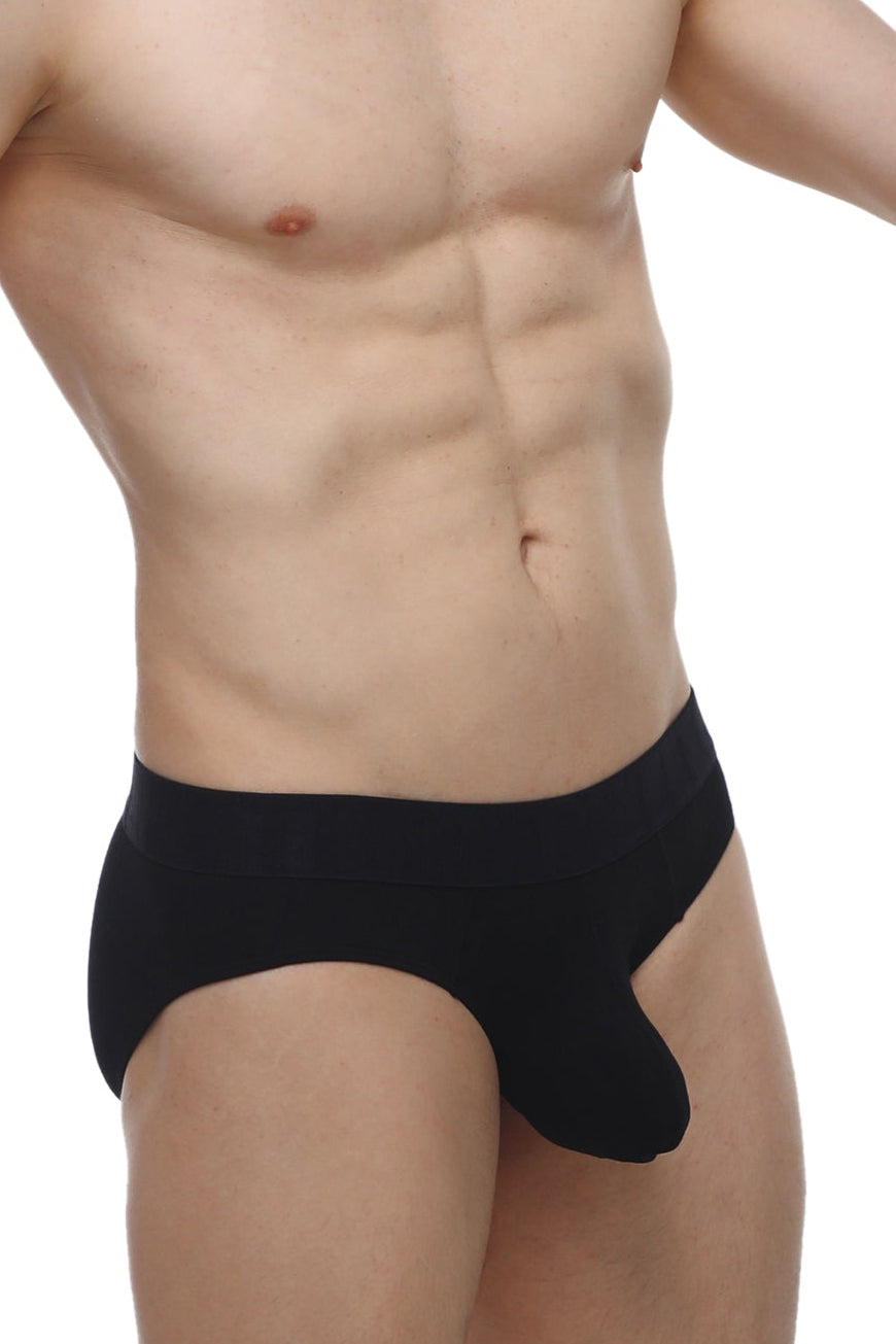 Slip Dome Modal Noir - PetitQ Underwear - Lingerie masculine sexy et sous-vêtements pour homme originaux
