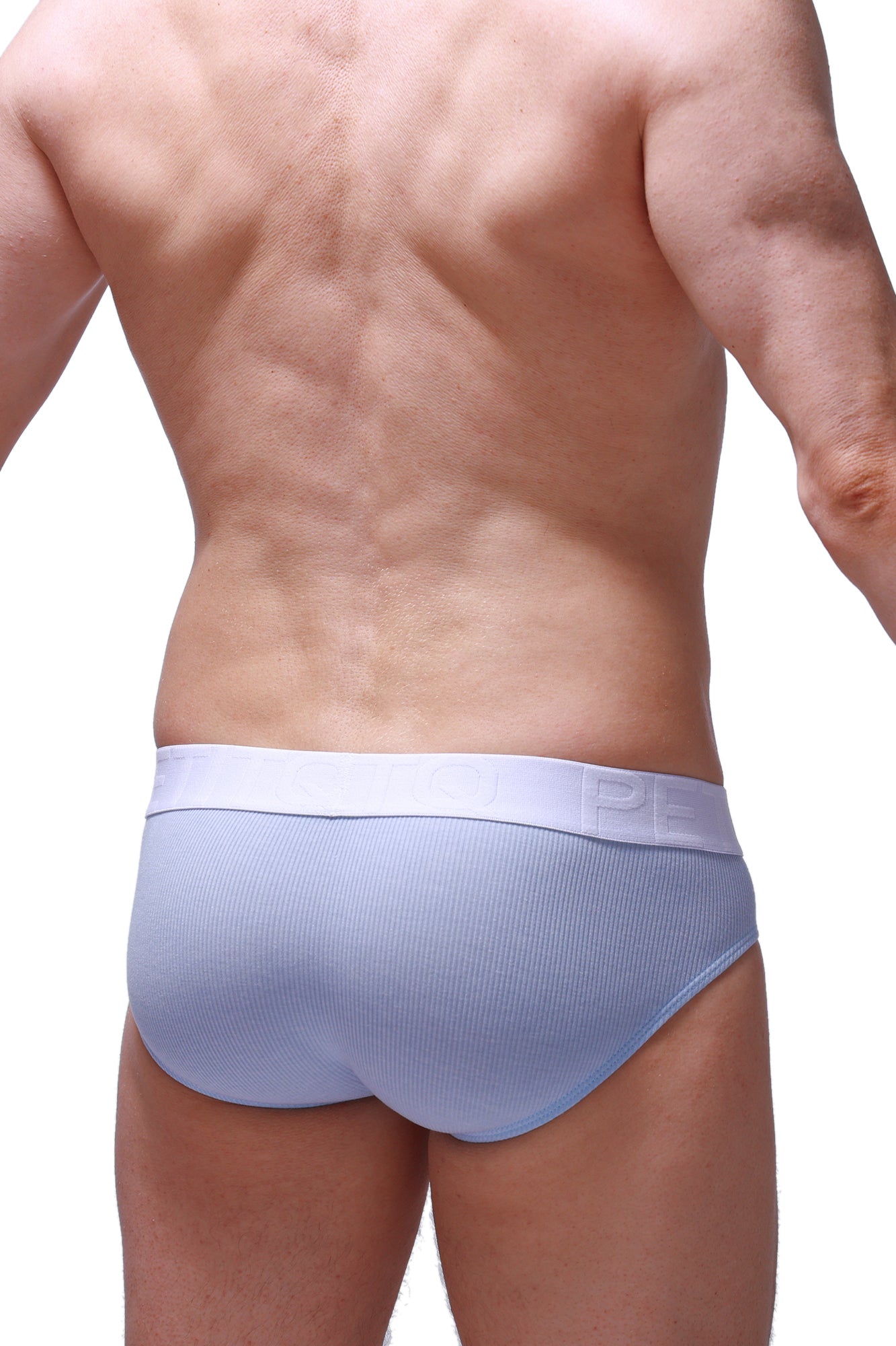 Sky Blue Dome Rib Briefs