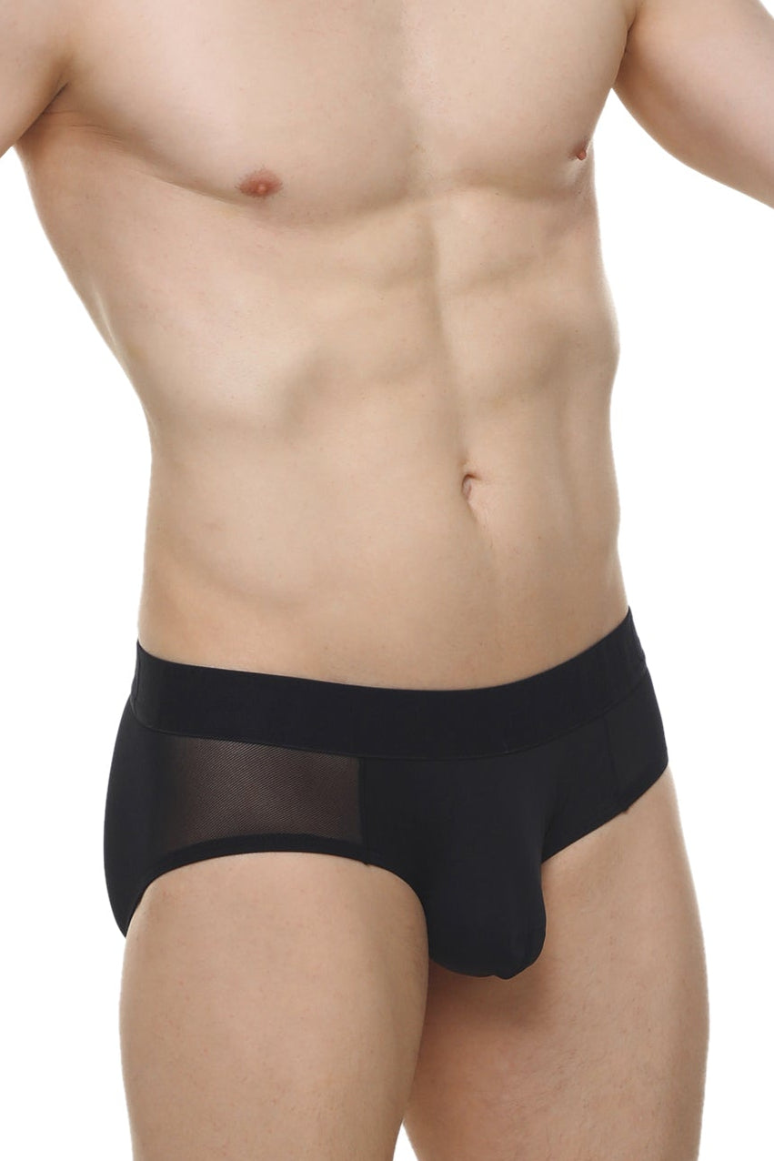 Slip Lescar Noir - PetitQ Underwear - Lingerie masculine sexy et sous-vêtements pour homme originaux