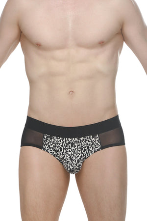 Slip Lescar Reef Noir - PetitQ Underwear - Lingerie masculine sexy et sous-vêtements pour homme originaux