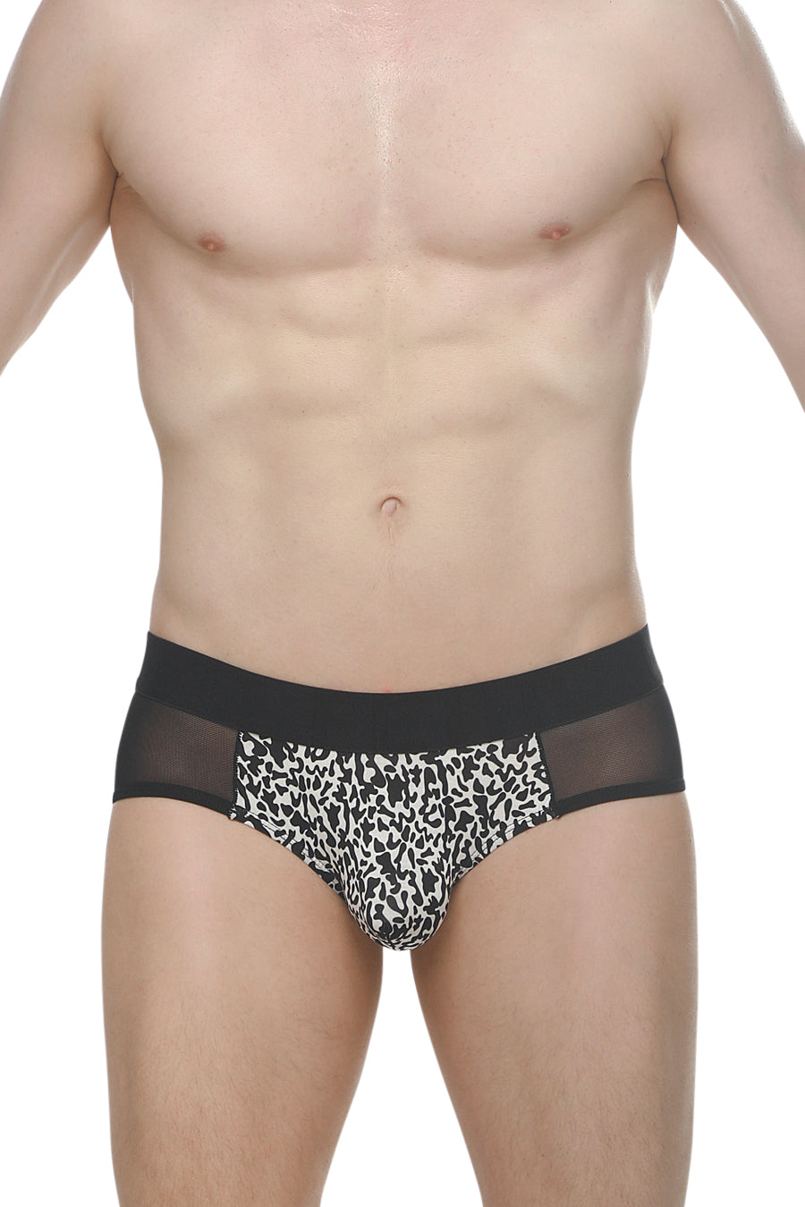 Slip Lescar Reef Noir - PetitQ Underwear - Lingerie masculine sexy et sous-vêtements pour homme originaux