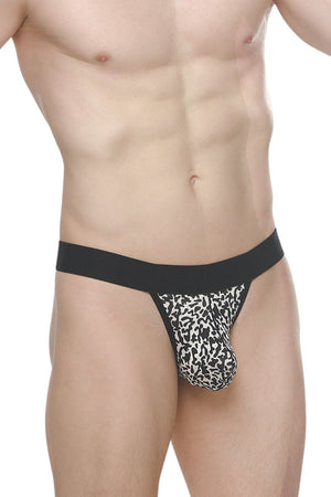 String Ficelle Saleon Reef Noir - PetitQ Underwear - Lingerie masculine sexy et sous-vêtements pour homme originaux
