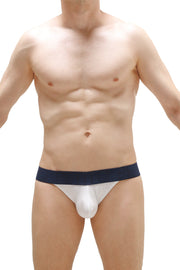 Weißer Modal Chard Jockstrap