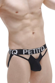 Mano Plum Schwarzer Jockstring