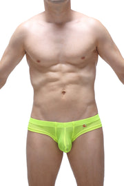 Mini Boxer Cheeky Net Amarillo Neón