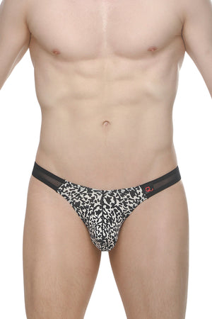 String Annoix Reef Noir - PetitQ Underwear - Lingerie masculine sexy et sous-vêtements pour homme originaux