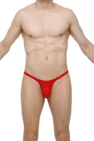 String Yutz Rouge - PetitQ Underwear - Lingerie masculine sexy et sous-vêtements pour homme originaux