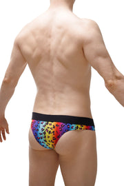 Capri Bikini Protruder Leopard Regenbogen