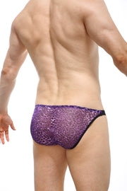 Bikini Auzits de leopardo morado