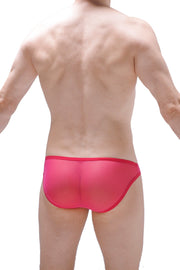 Offener Netz-Bikini in Fuchsia