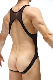 Bodyjockstrap Perruel Net Schwarz