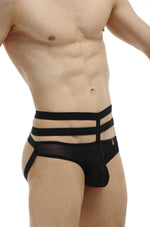 Jockstrap Bassan Net Noir