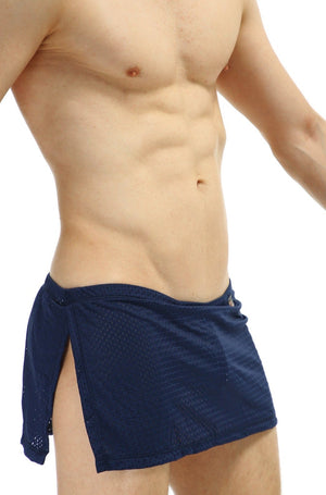 Pagne Bee Navy avec Jockstrap - PetitQ Underwear - Lingerie masculine sexy et sous-vêtements pour homme originaux