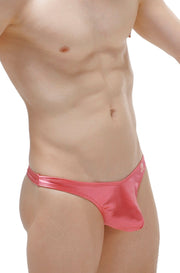 Chill-Tanga aus Satin in Rosa