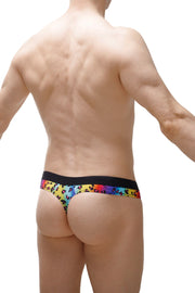 Plones Leoparden-Regenbogen-Tanga