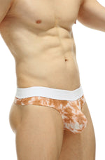 String Mega Bulge Tie-dye Beige